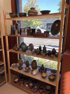 Shelves of pots!