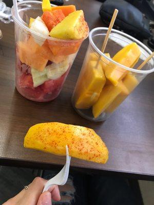 Mango & assorted fruit