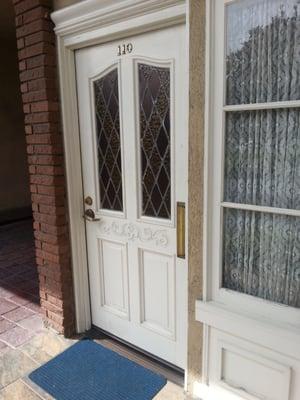 The front door