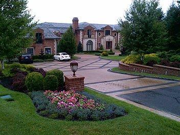 Paver Courtyard and Front Entrance in Nassau County, NY