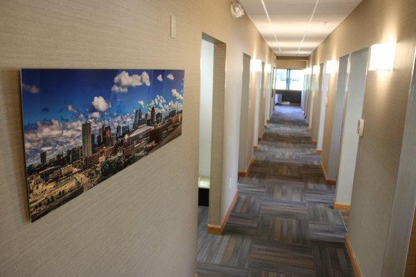 Main hallway for treatment