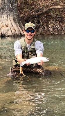 Rainbow Trout catch on the Guadalupe River 2021!