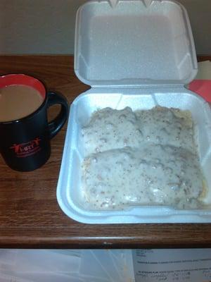 Thursdays are biscuit n gravy day!