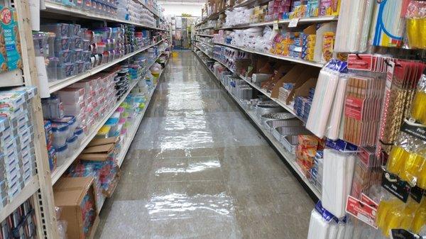 Wider aisles