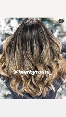 Highlight, color, haircut , #hairstyle by @hairbyRosie_