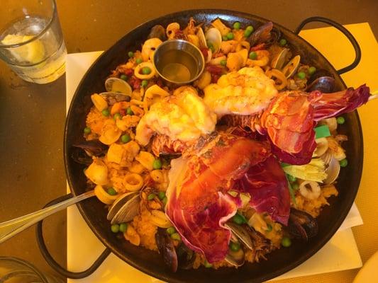 Seafood paella for 2 WOW:)