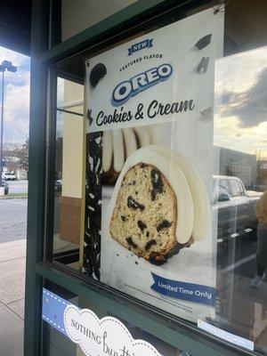 Featured flavor - Oreo