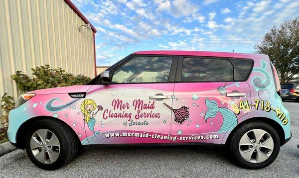 Full Wrap for Melissa of Mer Maid Cleaninq