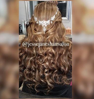 Bridal hair