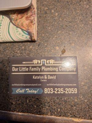 Our Little Family Plumbing Repairs