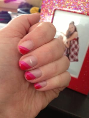 Valentines nails by Amanda