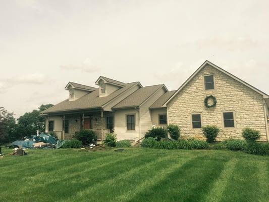 New roof done off Rt 40 in Hebron.