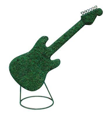 Electric Guitar stuffed with moss