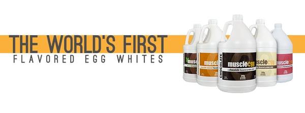 Authorized Dealer for Muscle Egg products
 Liquid Egg Whites available:Flavored and non-flavored