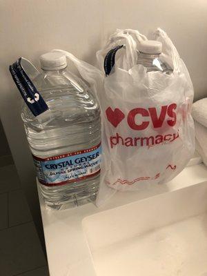 Gallon of Crystal Geyser water from CVS