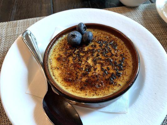 Crème brûlée, a bit sweet for me but it's good!