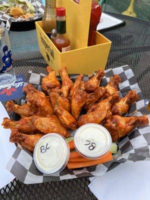 Hot Honey Garlic wings