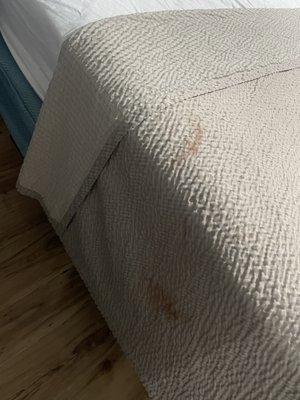 More stains on comforter