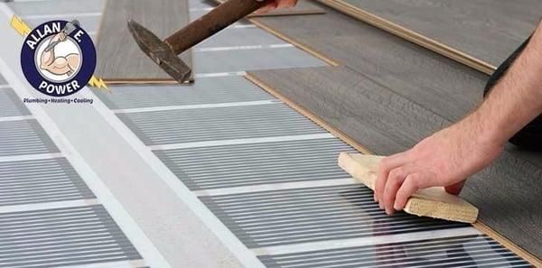 Radiant heating installation and repair