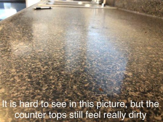 Filthy countertops