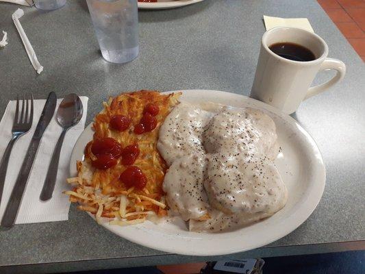 Biscuits and gravy