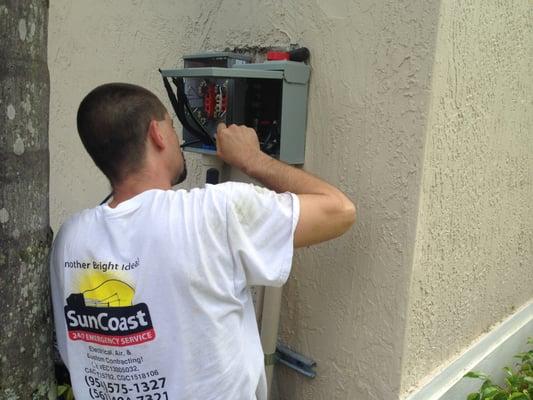 Suncoast fixes small and big jobs to keep our clients happy and operational. Our well trained technicians are always there!