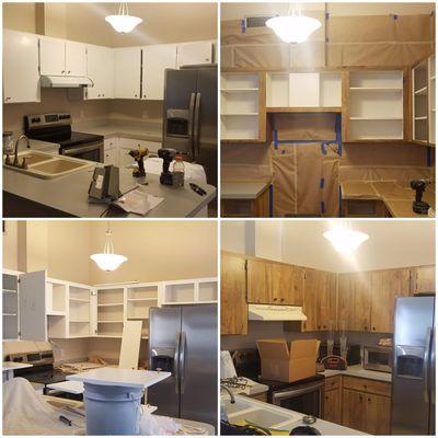 Kitchen Cabinet Refinishing