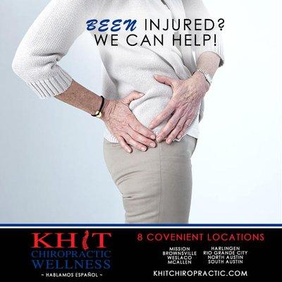 Personal Injury Chiropractic Care in Mission, Texas. Khit Chiropractic & Wellness Center: https://www.khitchiropractic.com/