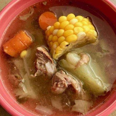 Sancocho : Delicious soup full of vegetables and taro roots, pork ribs, beef ribs, ham hocks, chicken. A must try!