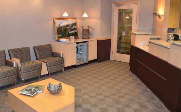 Patients can relax in a setting that offers luxuries and ultimate in dental amenities.