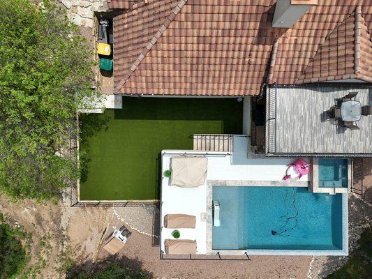 Artificial Turf Backyard