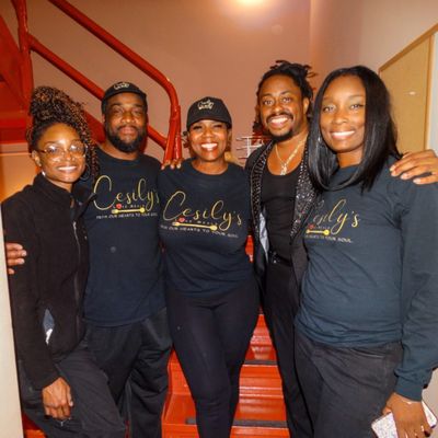 CLM team catering for Raheem DeVaughn