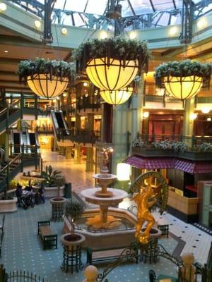 Interior of east end of Georgetown Park mall, January 2012.