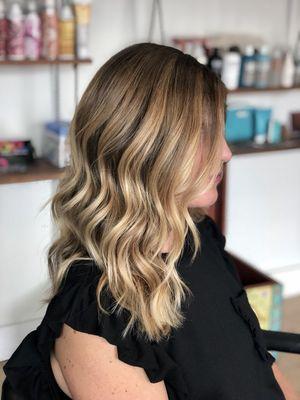 Balayage and shadow root