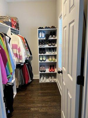 Tidied by K After photo an organized closet- Atlanta, Ga