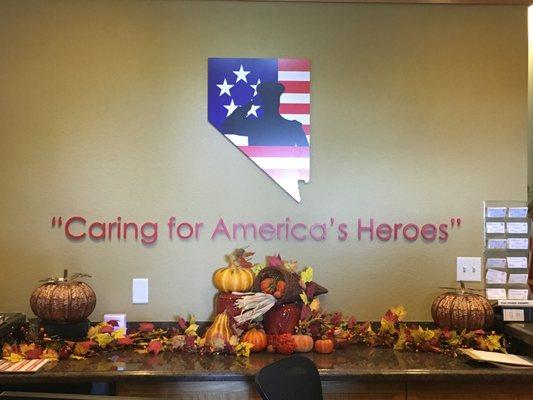 Three of our staff members spent Veterans Day volunteering at the Nevada State Veterans Home.