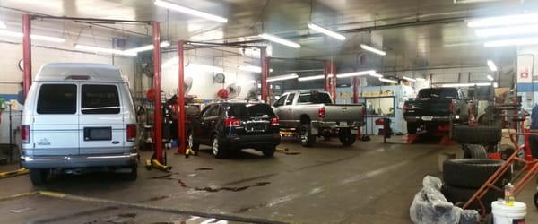 We offer a full-service garage.