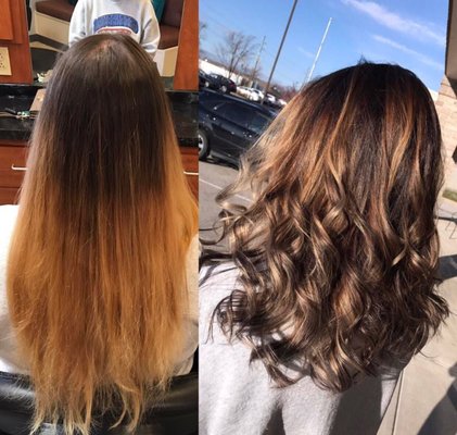 Color correction is definitely a must!!!! This is an amazing transformation!