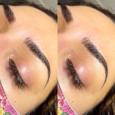 Ombré powder brow - permanent makeup