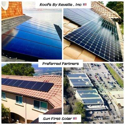 Roofs By Reveille, Inc. Partners Up with Sun First Solar  Bringing our valued clients a one stop shop to your energy rooftop savings