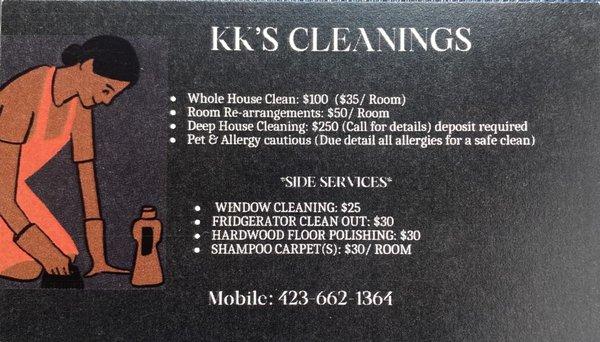 Kk's Cleanings