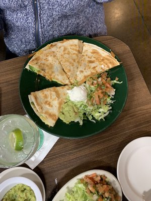 Shrimp and Veggie Quesadilla