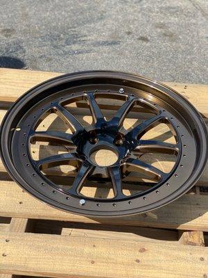 belak wheels bronze and gloss black two tone