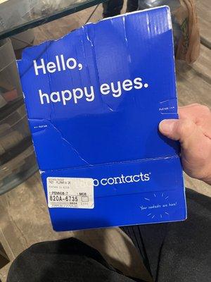 Contacts came the next day