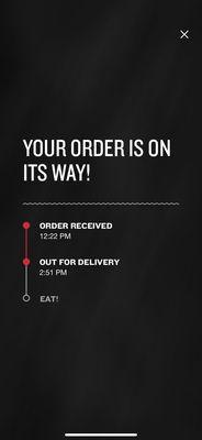 Terrible service!!! My order took 2 hours and 3 calls to get  NOT FREAKY FAST