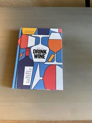 Funny book on how to drink wine.