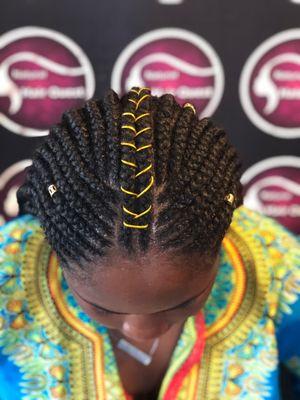 No knot/ feed in braids