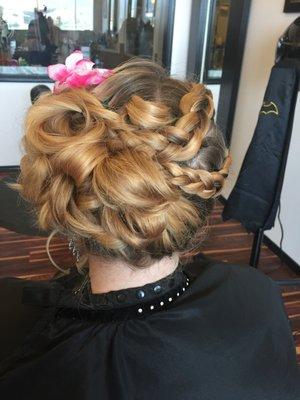 Special occasion updo