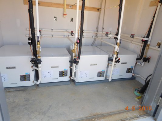 New geothermal systems in a commercial setting