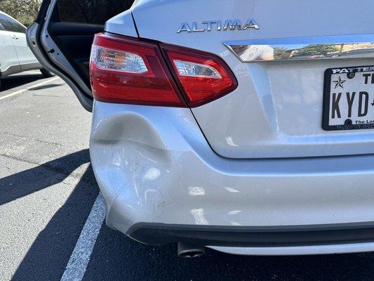 Car before repair.